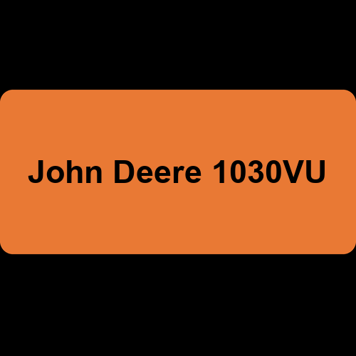 John Deere 1030VU